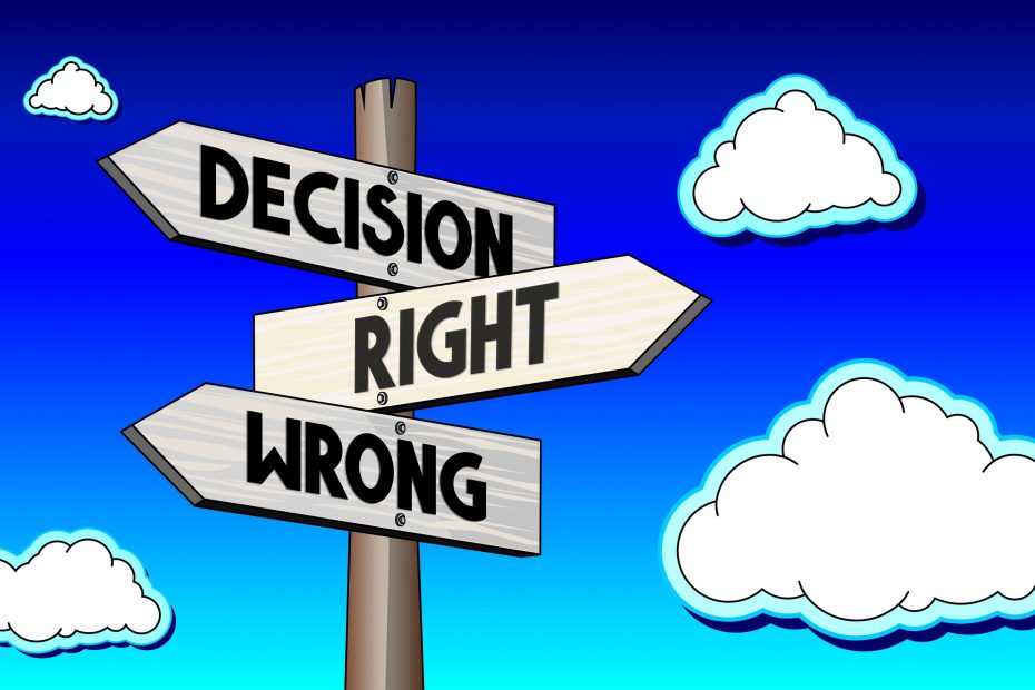 Blog 91 making right decision
